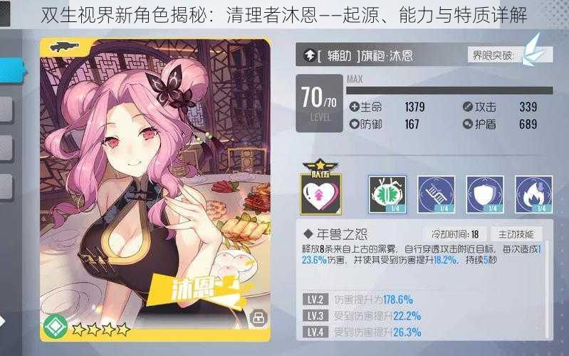 双生视界新角色揭秘:清理者沐恩——起源、能力与特质详解