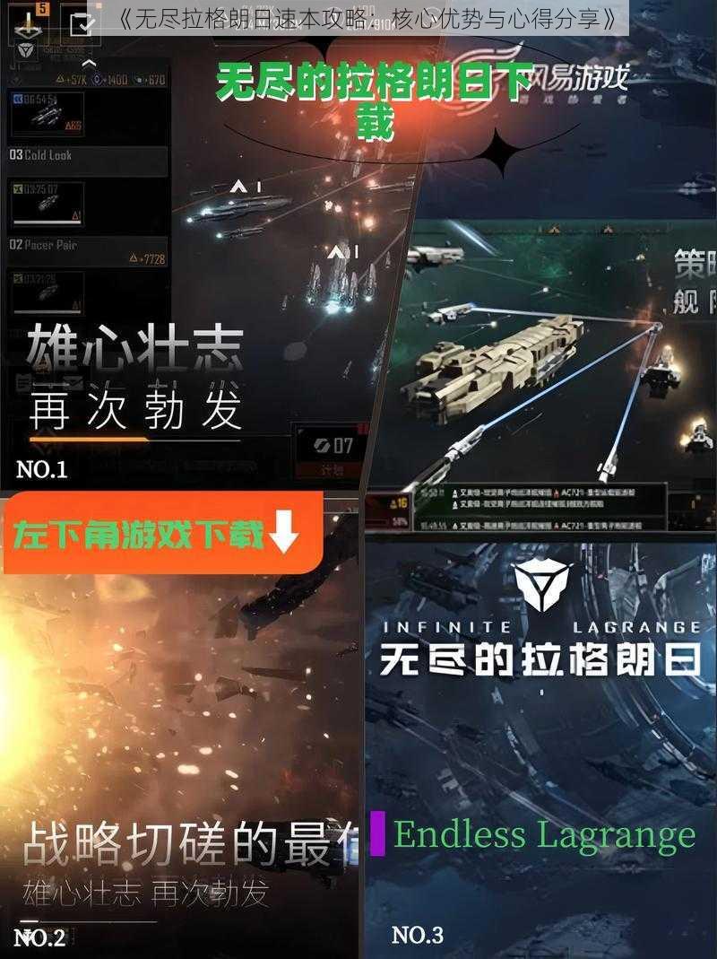 《无尽拉格朗日速本攻略:核心优势与心得分享》