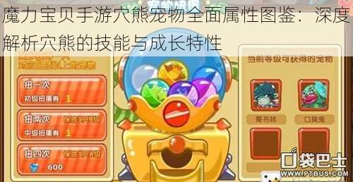 魔力宝贝手游穴熊宠物全面属性图鉴:深度解析穴熊的技能与成长特性