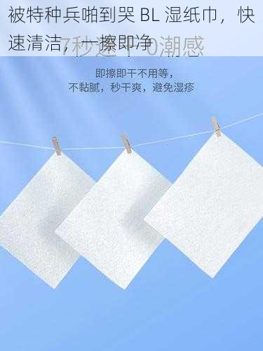 被特种兵啪到哭 BL 湿纸巾,快速清洁,一擦即净