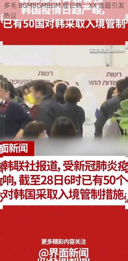 多毛 BGMBGMBGM 胖日韩:XX 话题引发热议