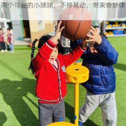 两个可爱的小球球,不停晃动,带来奇妙体验
