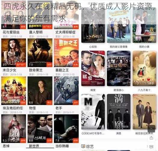 四虎永久在线精品无码,优质成人影片资源,满足你的所有需求