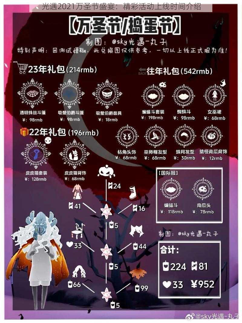 光遇2021万圣节盛宴:精彩活动上线时间介绍