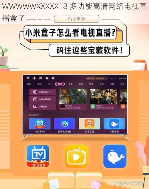 WWWWWXXXXX18 多功能高清网络电视直播盒子