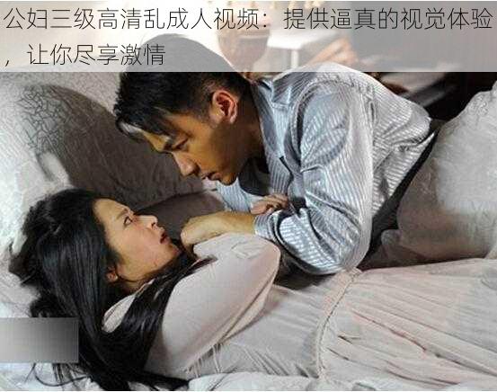 公妇三级高清乱成人视频:提供逼真的视觉体验,让你尽享激情
