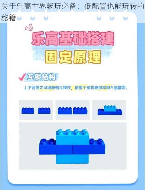 关于乐高世界畅玩必备:低配置也能玩转的秘籍