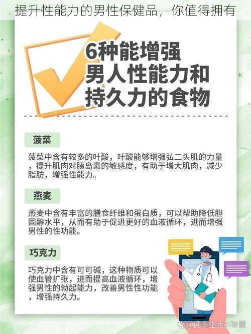 提升性能力的男性保健品,你值得拥有