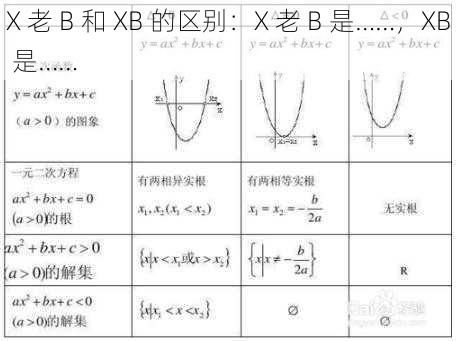 X 老 B 和 XB 的区别:X 老 B 是……,XB 是……