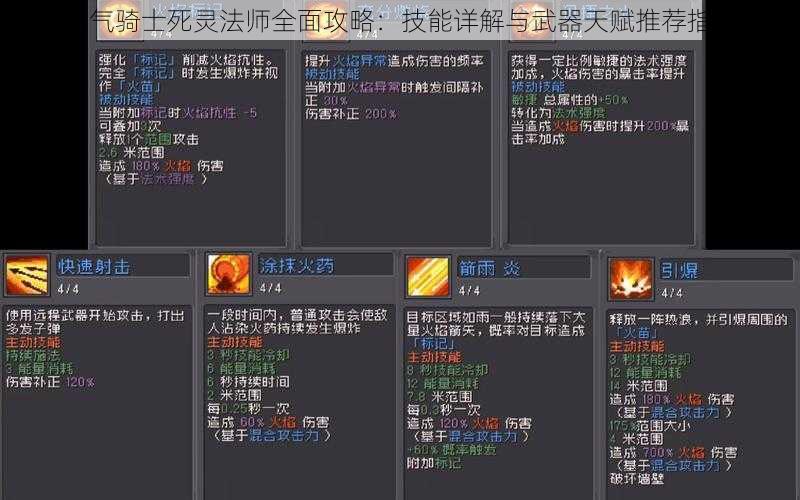元气骑士死灵法师全面攻略:技能详解与武器天赋推荐指南