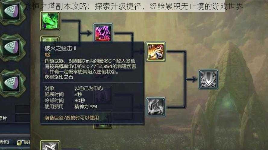 永恒之塔副本攻略:探索升级捷径,经验累积无止境的游戏世界