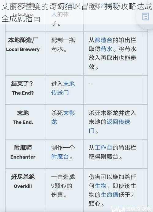艾丽莎国度的奇幻猫咪冒险:揭秘攻略达成全成就指南