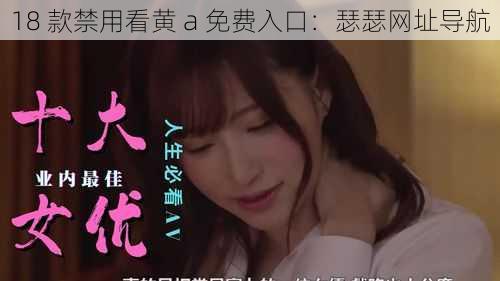 18 款禁用看黄 a 免费入口:瑟瑟网址导航
