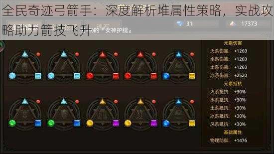 全民奇迹弓箭手:深度解析堆属性策略,实战攻略助力箭技飞升