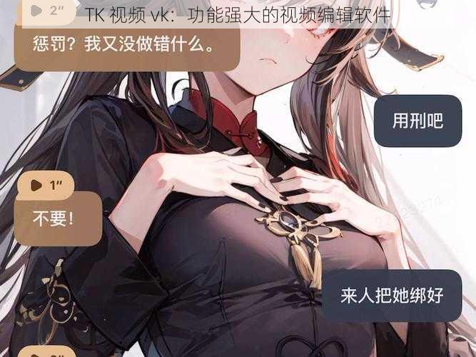 TK 视频 vk:功能强大的视频编辑软件