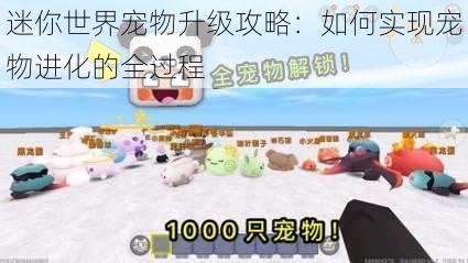迷你世界宠物升级攻略:如何实现宠物进化的全过程