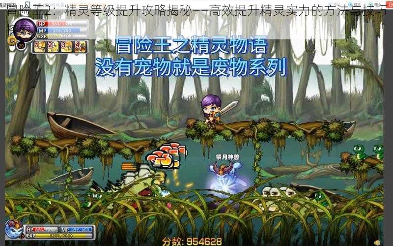 冒险王2:精灵等级提升攻略揭秘——高效提升精灵实力的方法与技巧探索