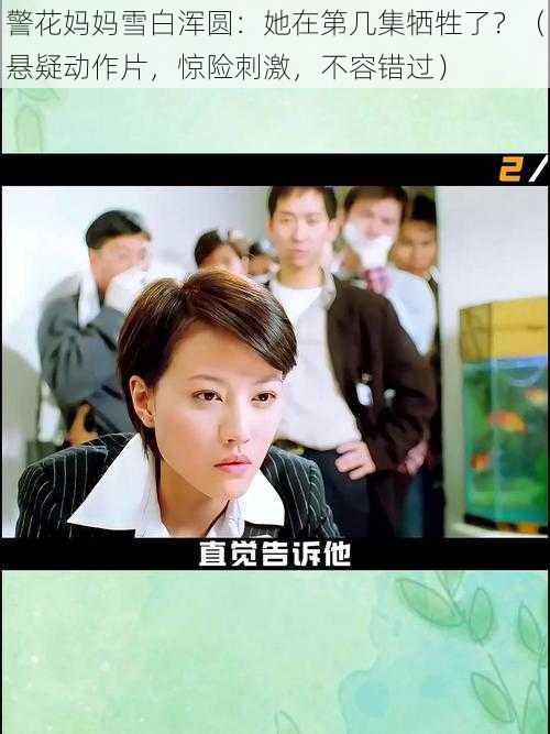 警花妈妈雪白浑圆:她在第几集牺牲了?(悬疑动作片,惊险刺激,不容错过)