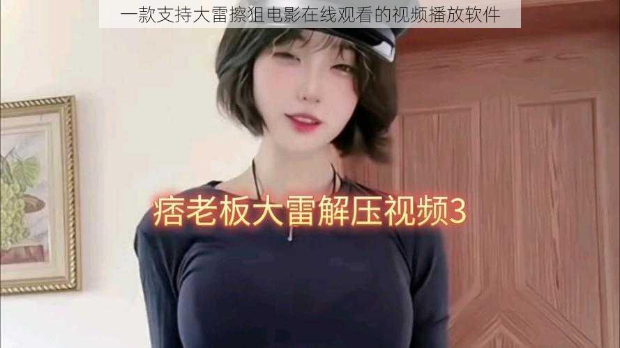 一款支持大雷擦狙电影在线观看的视频播放软件