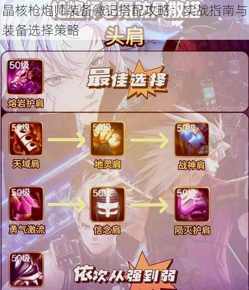 晶核枪炮师装备徽记搭配攻略:实战指南与装备选择策略
