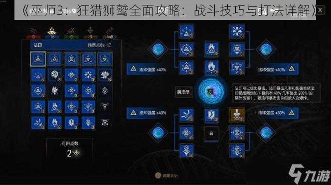 《巫师3:狂猎狮鹫全面攻略:战斗技巧与打法详解》