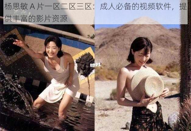 杨思敏 A 片一区二区三区:成人必备的视频软件,提供丰富的影片资源