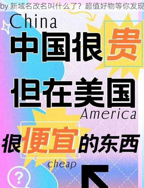 by 新域名改名叫什么了?超值好物等你发现
