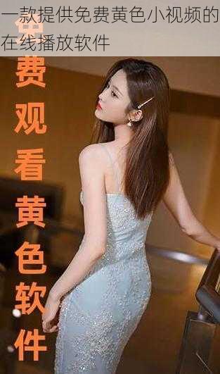 一款提供免费黄色小视频的在线播放软件