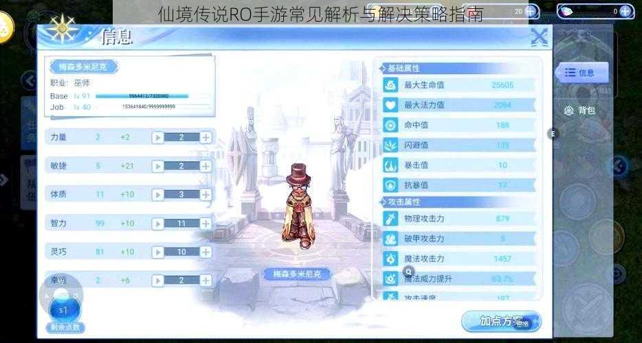 仙境传说RO手游常见解析与解决策略指南