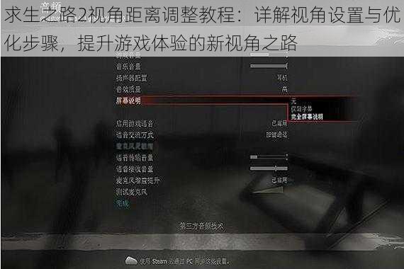 求生之路2视角距离调整教程:详解视角设置与优化步骤,提升游戏体验的新视角之路