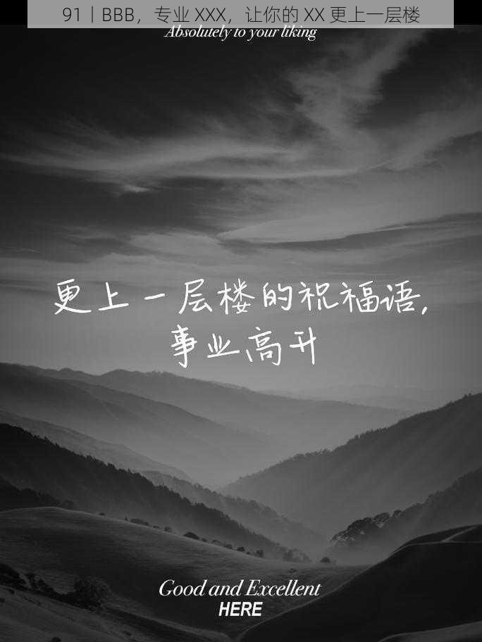 91丨BBB,专业 XXX,让你的 XX 更上一层楼
