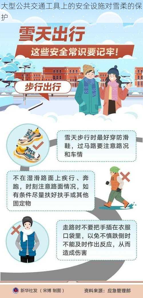 大型公共交通工具上的安全设施对雪柔的保护
