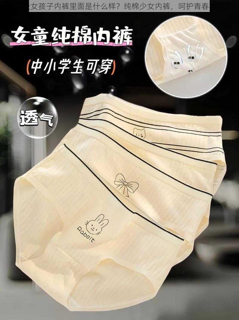六年级女孩子内裤里面是什么样?纯棉少女内裤,呵护青春期成长