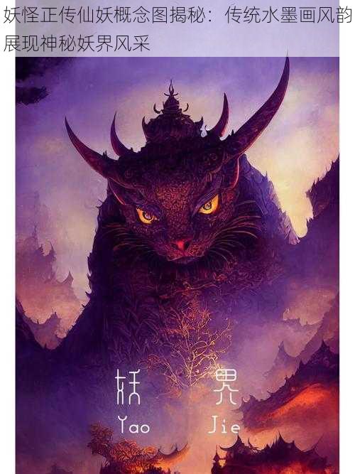 妖怪正传仙妖概念图揭秘:传统水墨画风韵展现神秘妖界风采