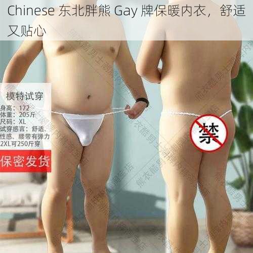 Chinese 东北胖熊 Gay 牌保暖内衣,舒适又贴心