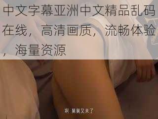 中文字幕亚洲中文精品乱码在线,高清画质,流畅体验,海量资源