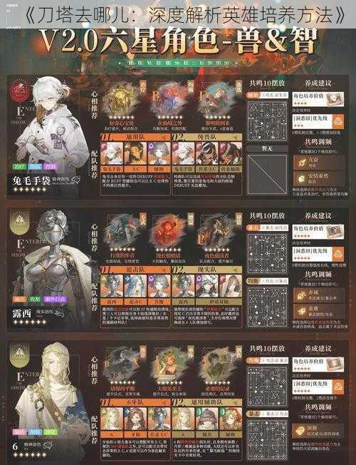 《刀塔去哪儿：深度解析英雄培养方法》