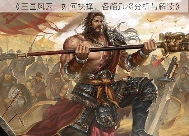 《三国风云:如何抉择,各路武将分析与解读》