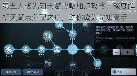 第五人格先知天赋战略加点攻略:深度解析天赋点分配之道,助你成为先知高手