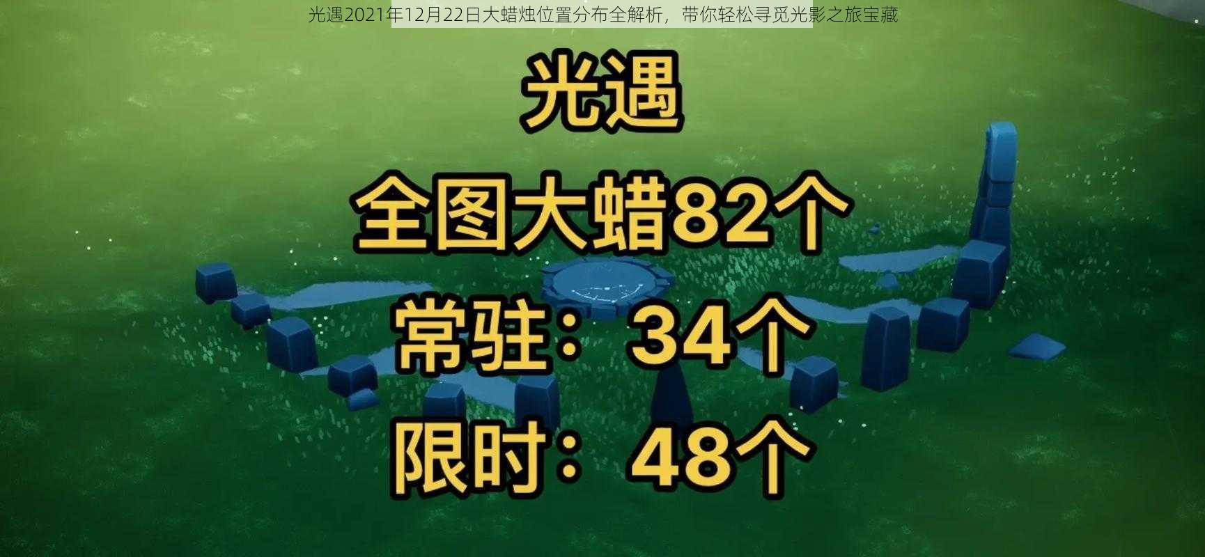 光遇2021年12月22日大蜡烛位置分布全解析,带你轻松寻觅光影之旅宝藏