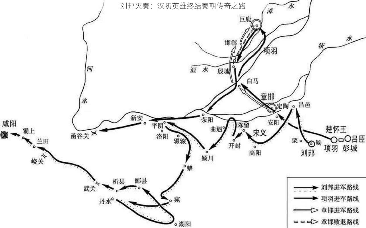 刘邦灭秦:汉初英雄终结秦朝传奇之路