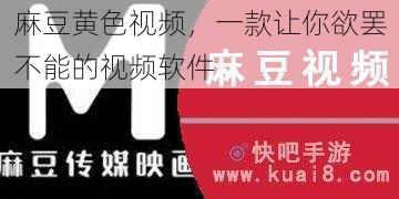 麻豆黄色视频,一款让你欲罢不能的视频软件