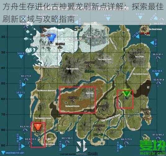 方舟生存进化古神翼龙刷新点详解:探索最佳刷新区域与攻略指南