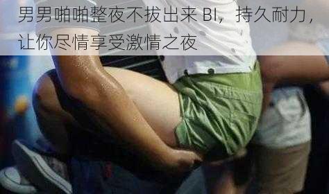 男男啪啪整夜不拔出来 BI,持久耐力,让你尽情享受激情之夜