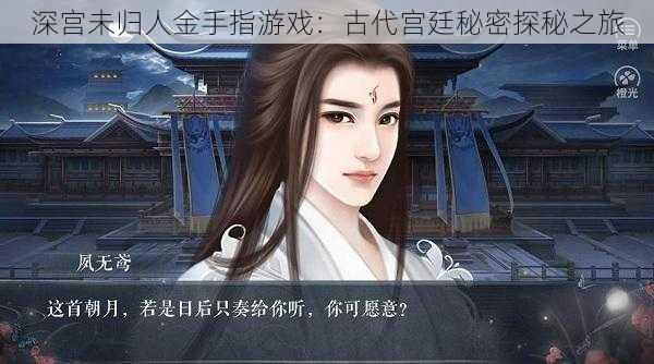 深宫未归人金手指游戏:古代宫廷秘密探秘之旅