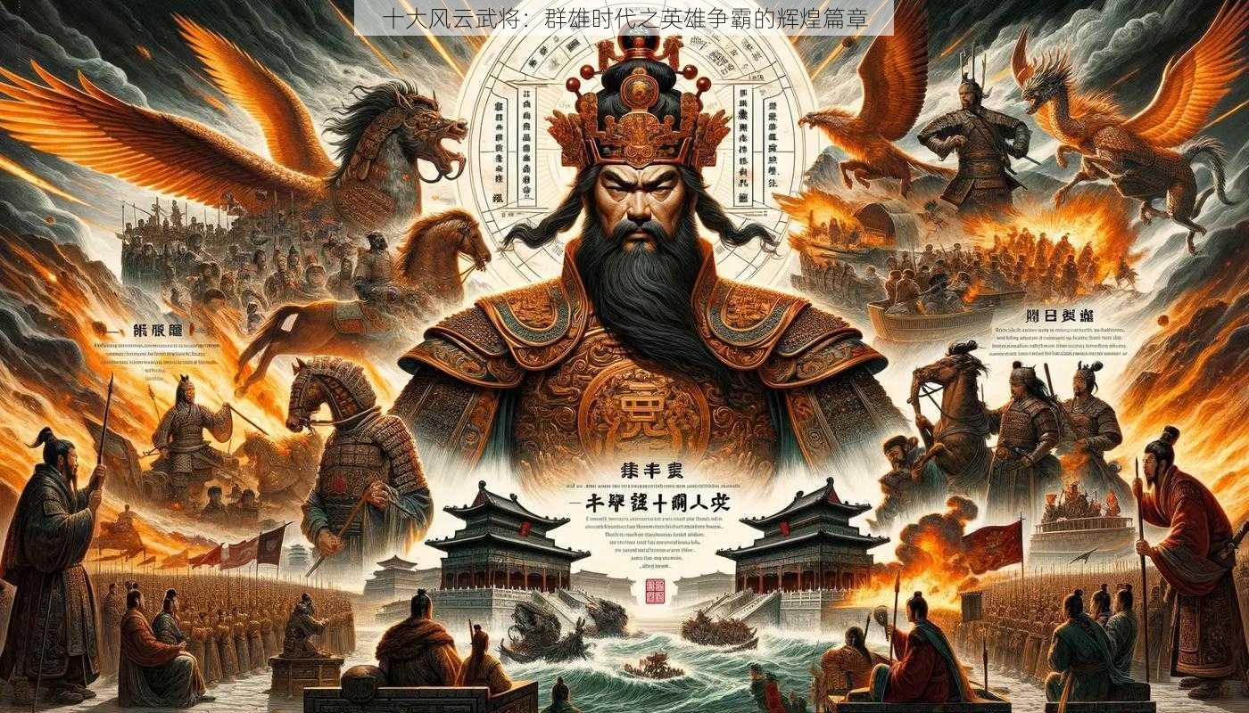 十大风云武将:群雄时代之英雄争霸的辉煌篇章