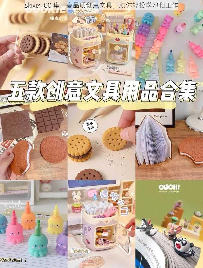 skixix100 集:高品质创意文具,助你轻松学习和工作