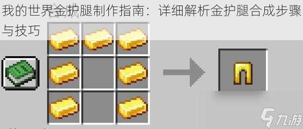 我的世界金护腿制作指南:详细解析金护腿合成步骤与技巧