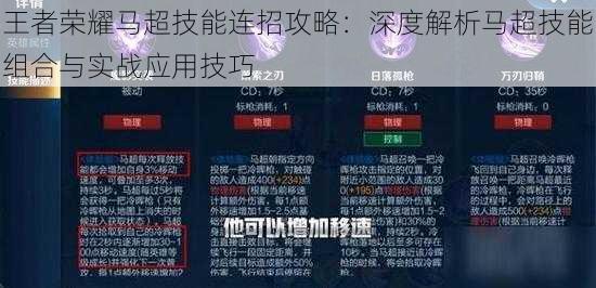 王者荣耀马超技能连招攻略:深度解析马超技能组合与实战应用技巧