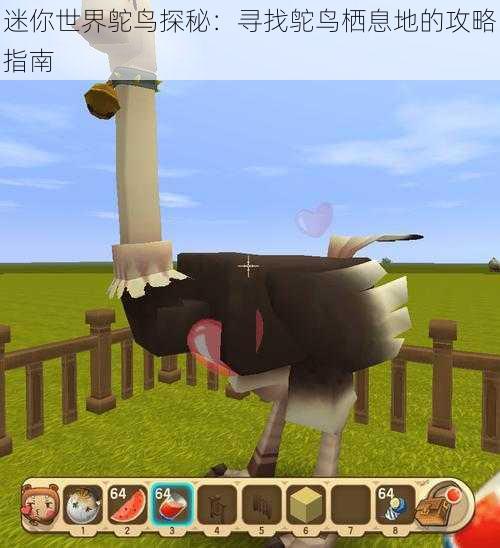 迷你世界鸵鸟探秘:寻找鸵鸟栖息地的攻略指南